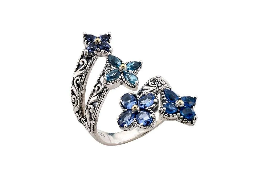 Blue Hana Ring