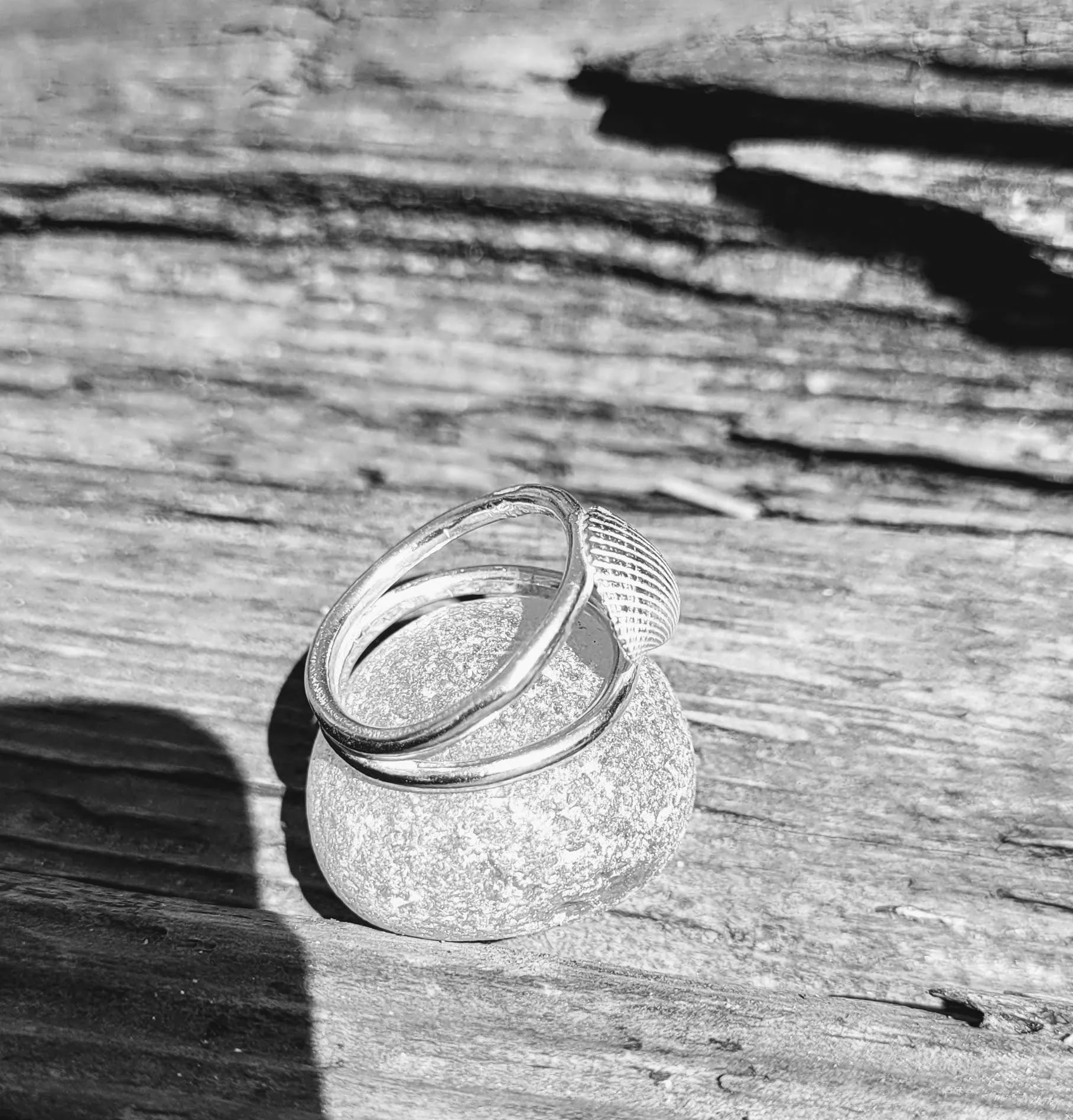 Cockle Shell Cutie Double Ring