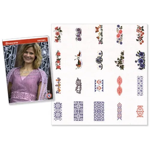 Cross Stitch Border Embroidery CD #75