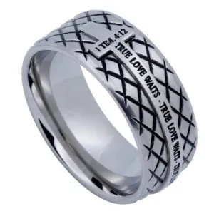 Diamond Back True Love Waits Ring