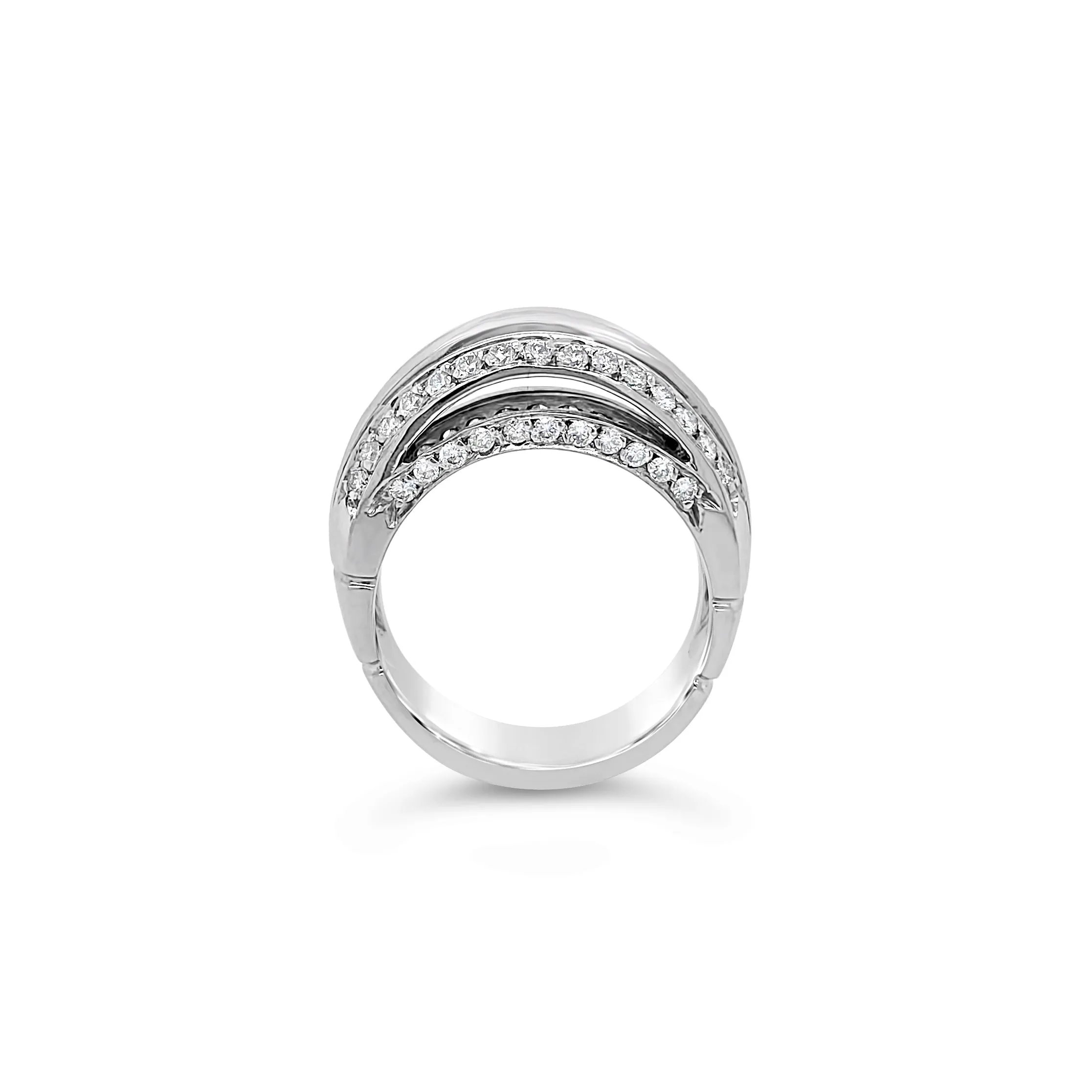 Diamond Double Dome Ring