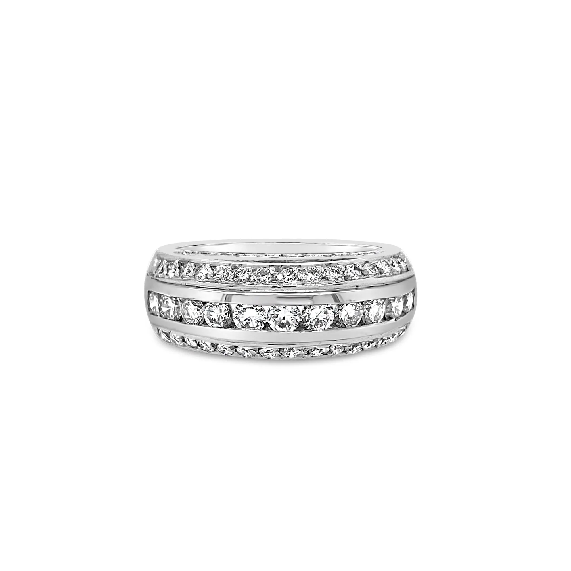 Diamond Double Dome Ring