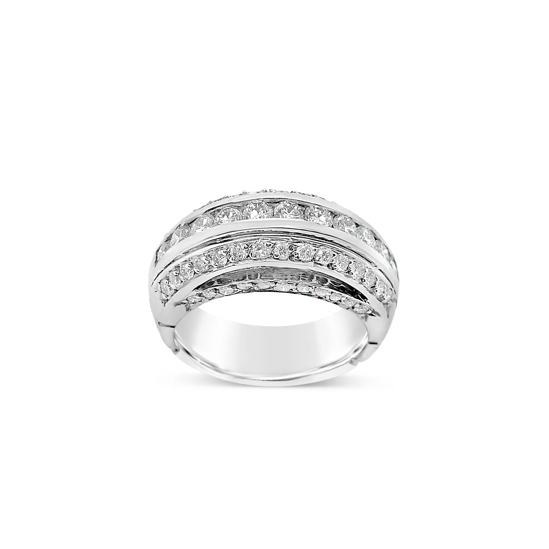 Diamond Double Dome Ring