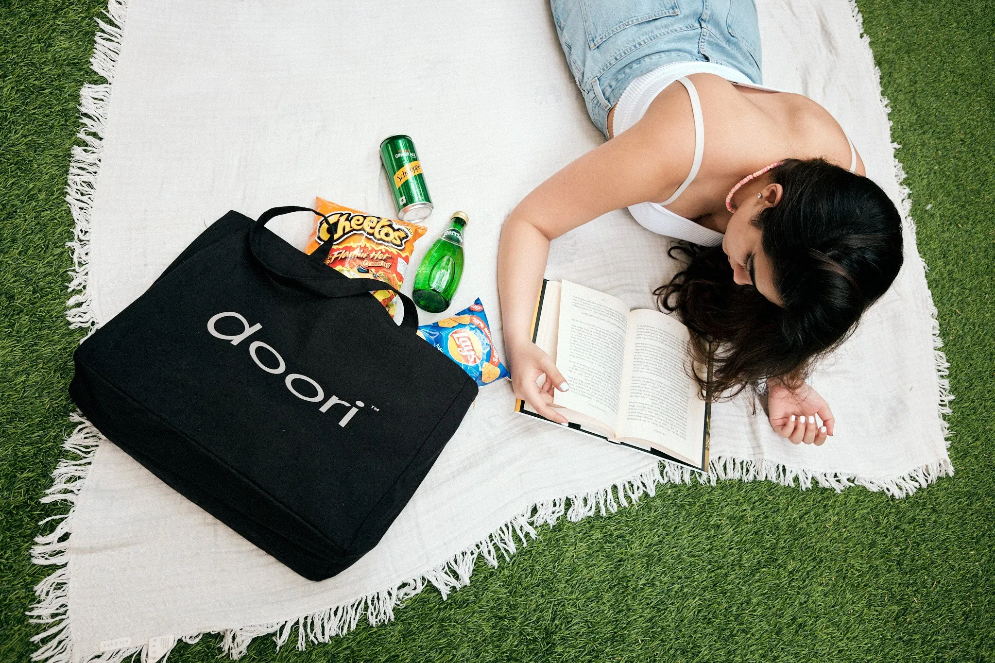 Doori Tote in Noir
