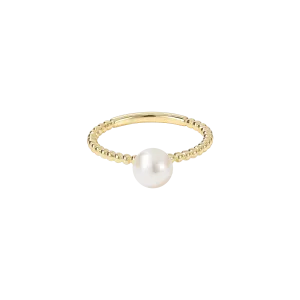 Freshwater Pearl Twisted Rope Ring