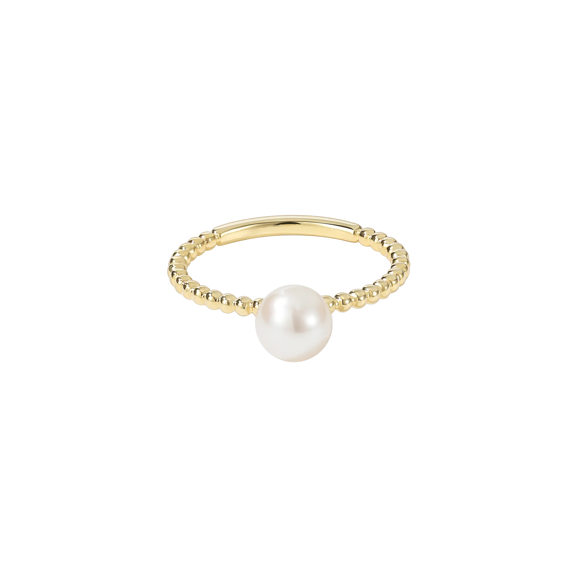 Freshwater Pearl Twisted Rope Ring