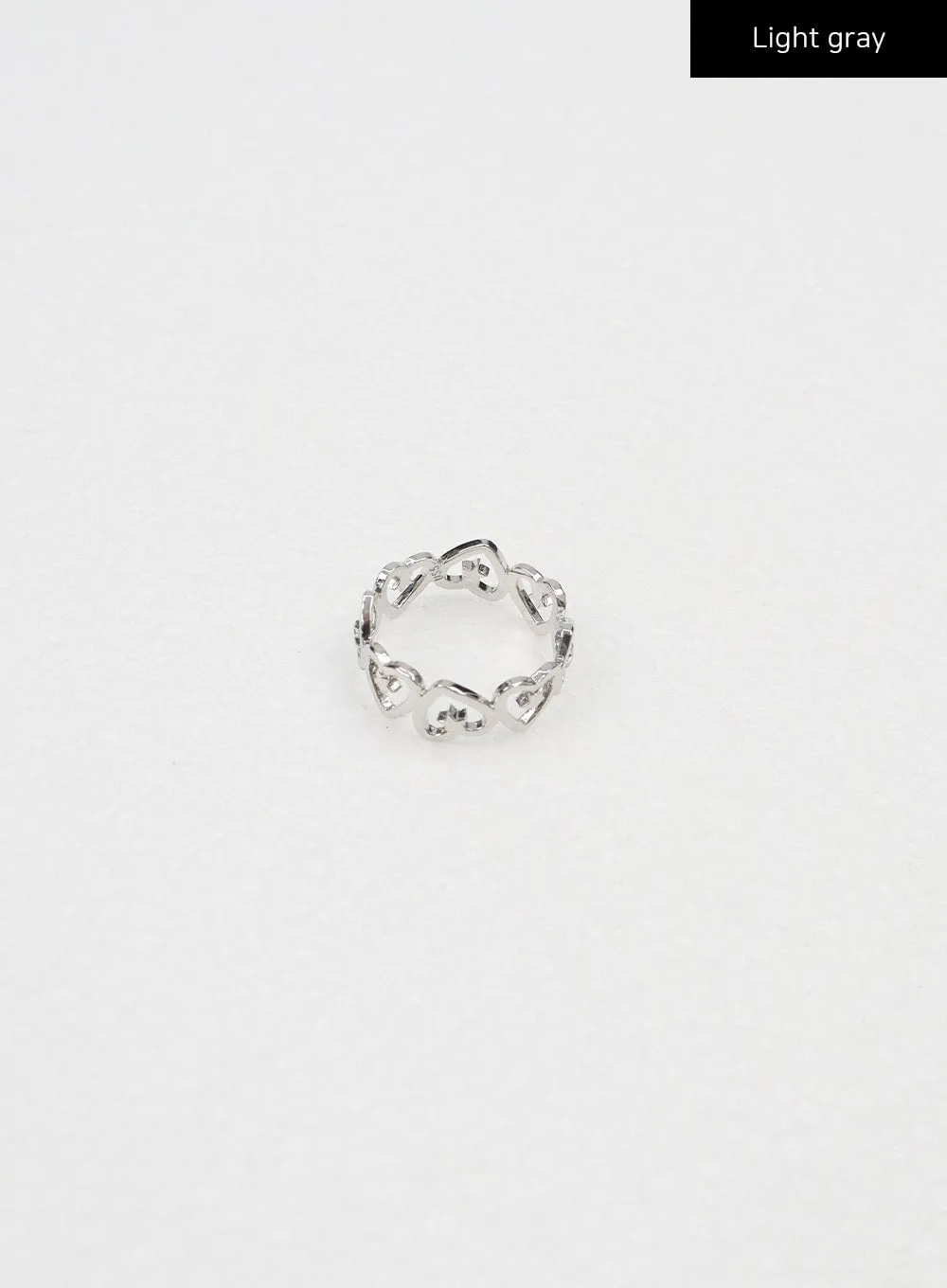 Heart Chain Ring BY322