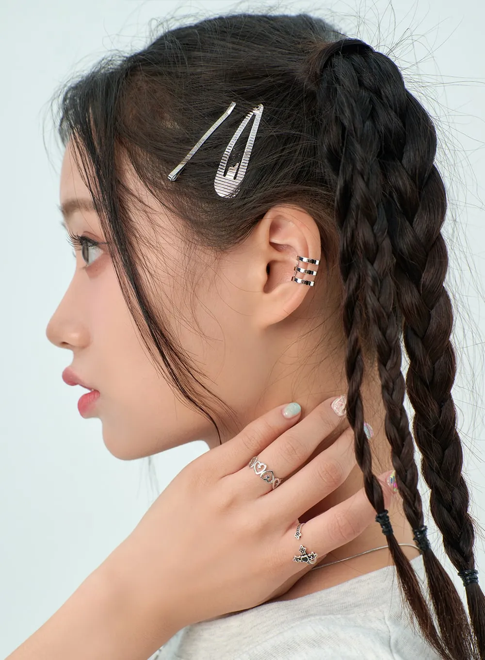 Heart Chain Ring BY322