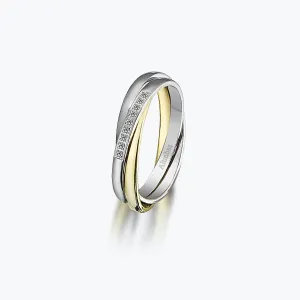 I&U Women's Gold Wedding Band