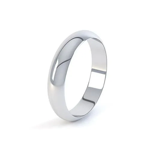 Mens 6mm D Shape