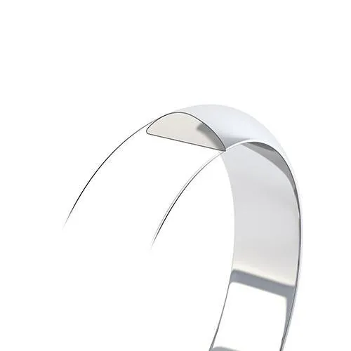 Mens 6mm D Shape