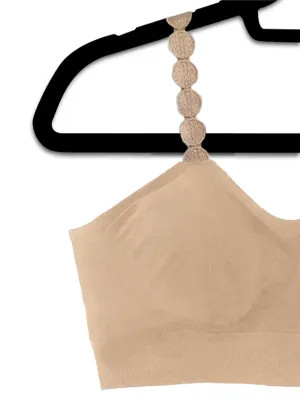 Nude Basic Bra with Nude Circles Strap