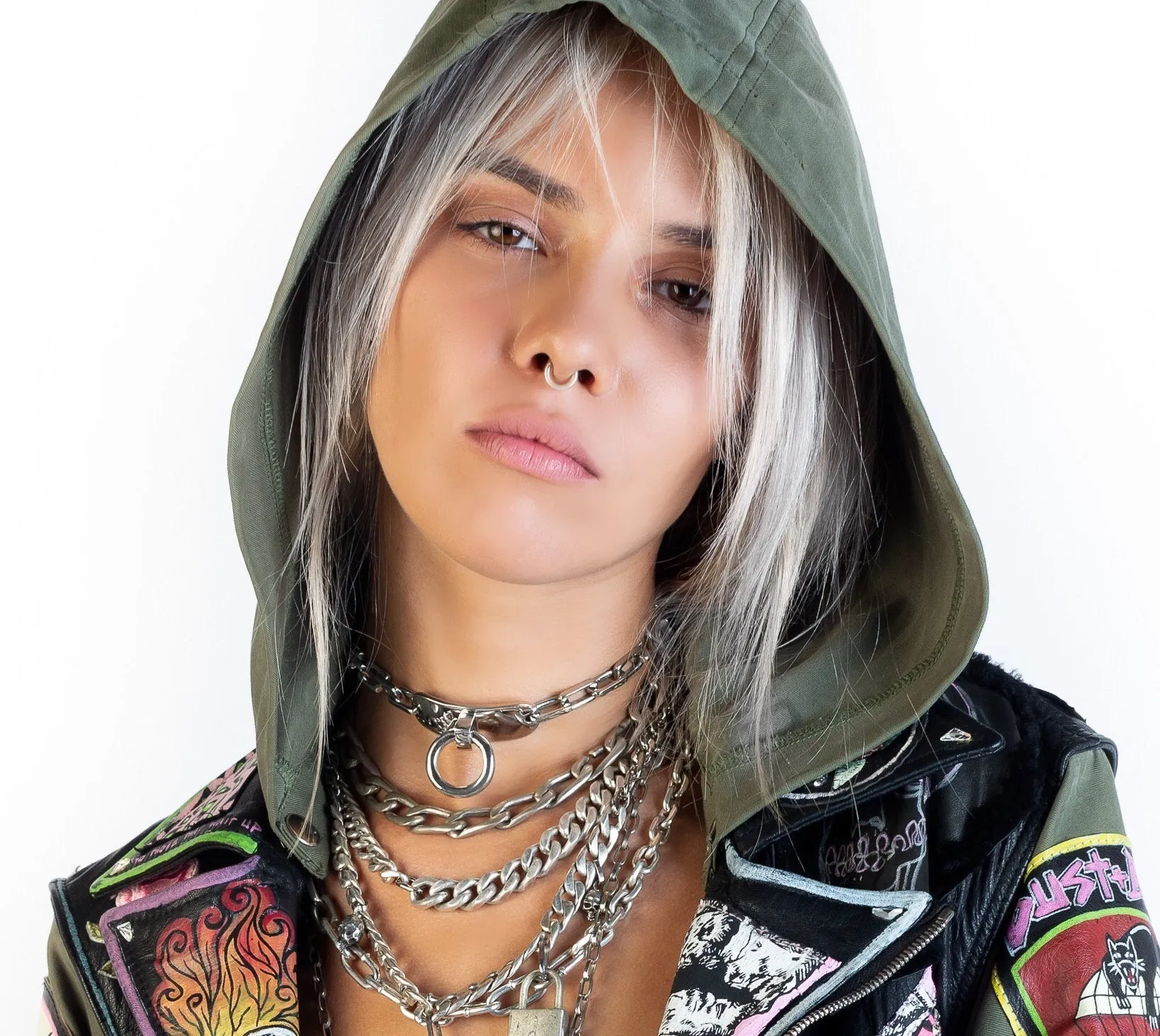 O-Rang Chain Choker and Bracelet