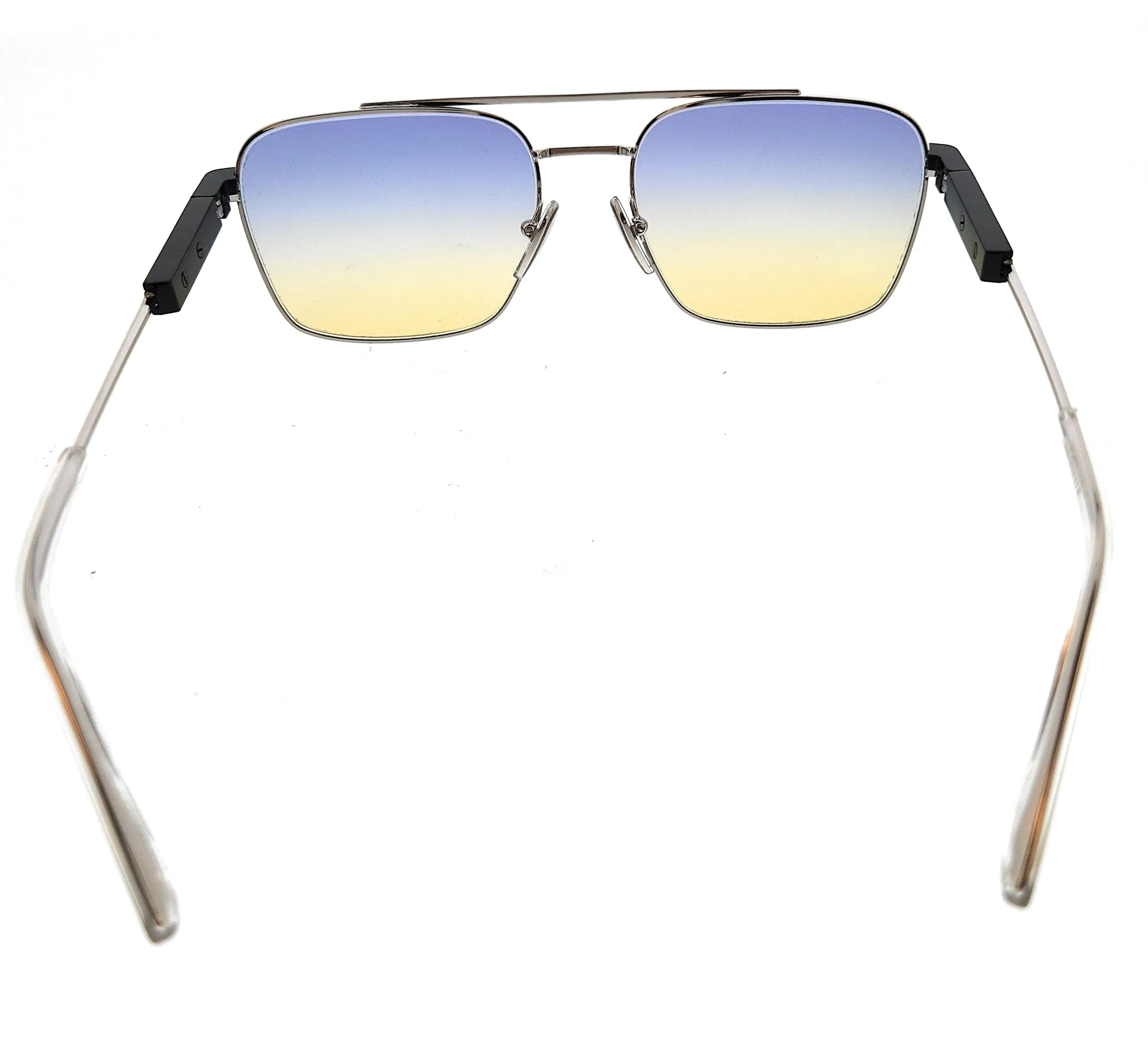 Prada PR67ZS 1BC06Z Silver Pillow Sunglasses