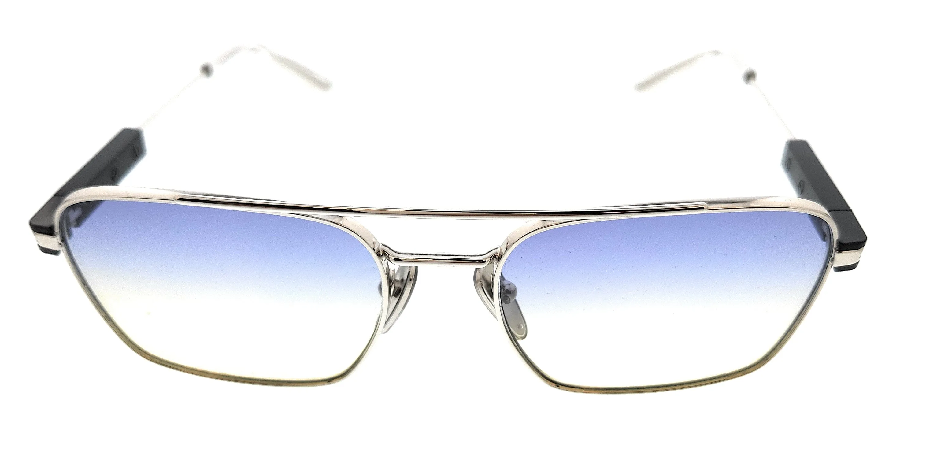 Prada PR67ZS 1BC06Z Silver Pillow Sunglasses