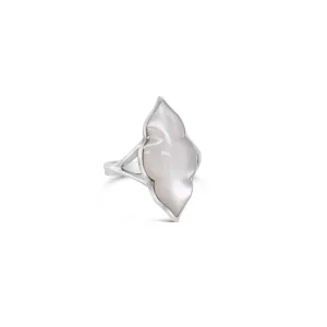 Silver Mother-of-Pearl Inlay Ring