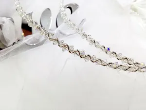Wedding Crowns (Stefana) - Double Twist Crystal