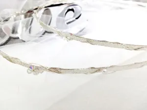 Wedding Crowns (Stefana) - Sterling Silver Crystal