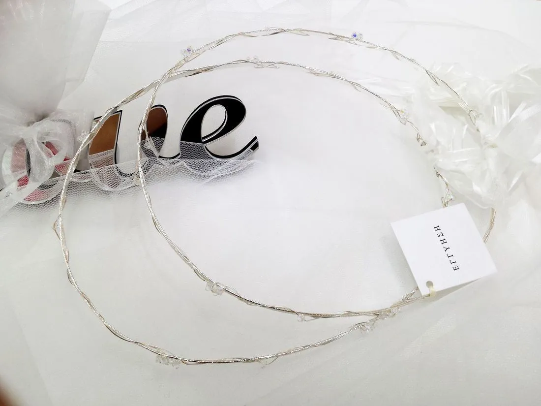 Wedding Crowns (Stefana) - Sterling Silver Crystal
