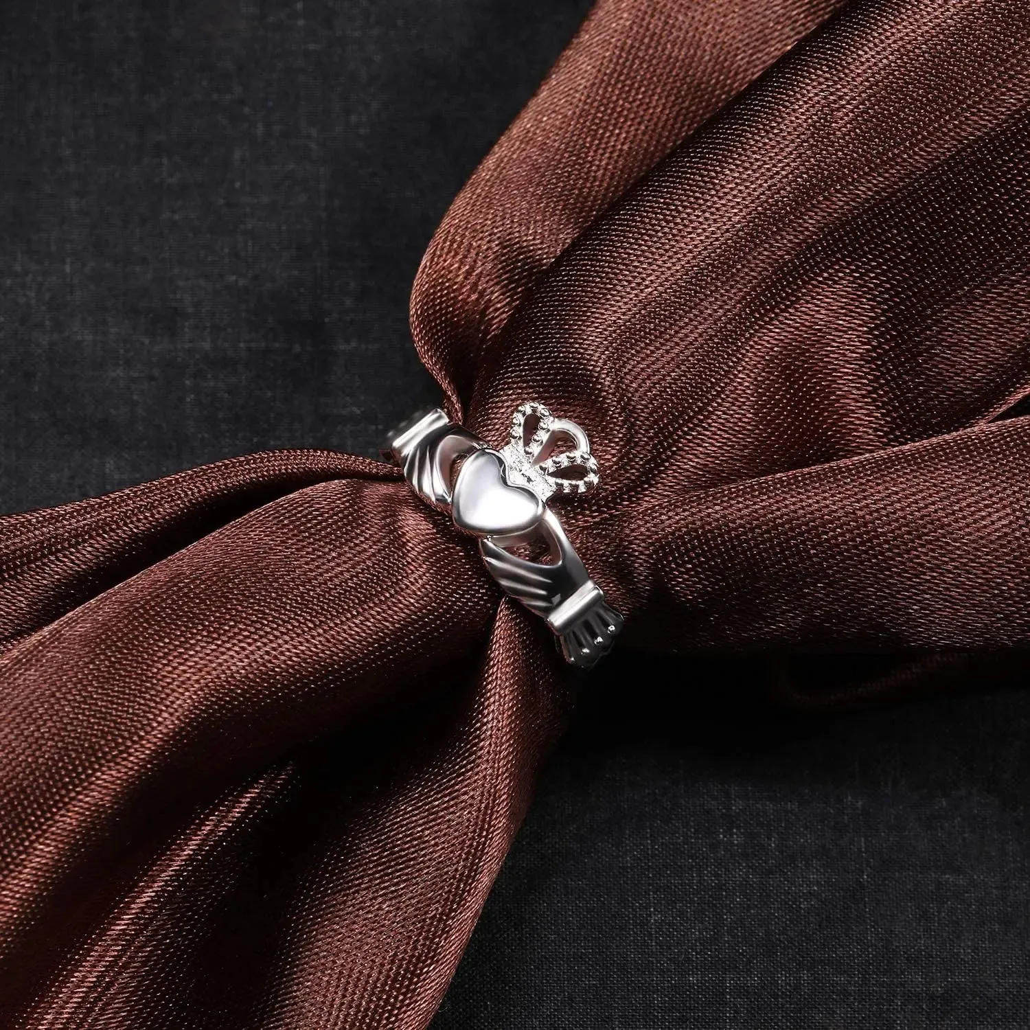 Women's 925 Sterling Silver Irish Ring