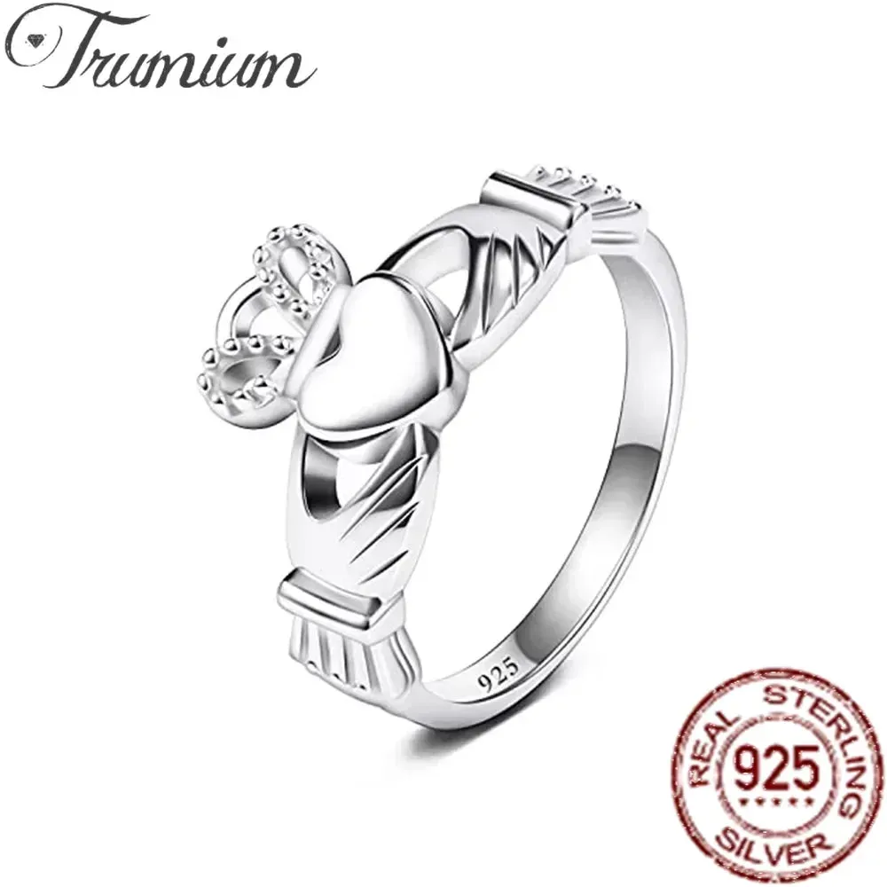 Women's 925 Sterling Silver Irish Ring
