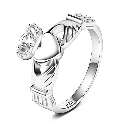 Women's 925 Sterling Silver Irish Ring